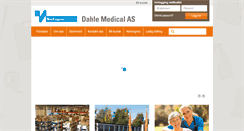 Desktop Screenshot of dahlemedical.no