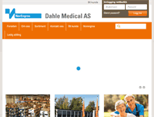 Tablet Screenshot of dahlemedical.no